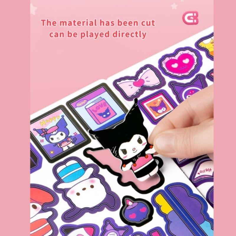 Sách Yên Tĩnh, Sanrio, Nam Châm Tự Làm, Thiết Kế Cinnamoroll Và Kuromi, Thích Hợp Làm Quà Tặng Cho Bé Gái, Sách Bận Rộn, Đồ Chơi Giáo Dục Tự Làm, 10 * 10, [Thanh Toán Khi Nhận Hàng] 2