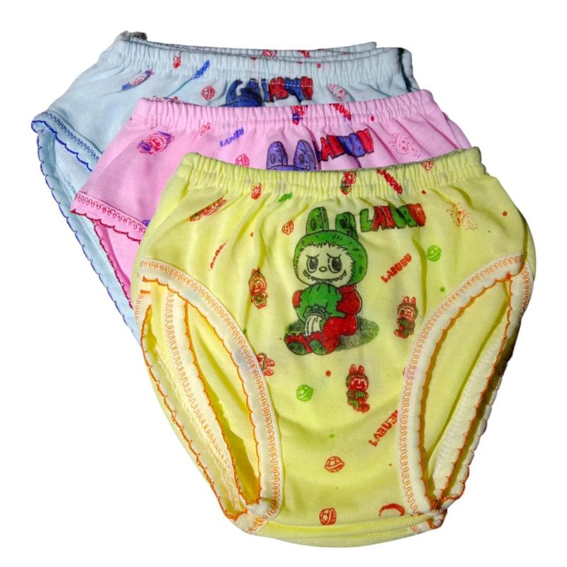 CD Labubu isi 6 pcs Celana Dalam Anak Perempuan Motif Labubu Usia 1-8 Dalaman Anak Cewek Terbaru 7