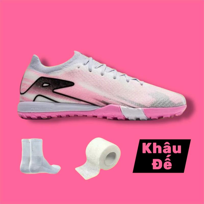 [ TẶNG TẤT + BĂNG CUỐN + HỘP + KHÂU ĐẾ ]Giày Bóng Đá Me cua ri ô. Va - Pô 16 E LÍT V2 - Cổ Chun - Đệm Eva siêu êm, TT360 . Đế TF Bám Sân , Nhiều màu khác nhau