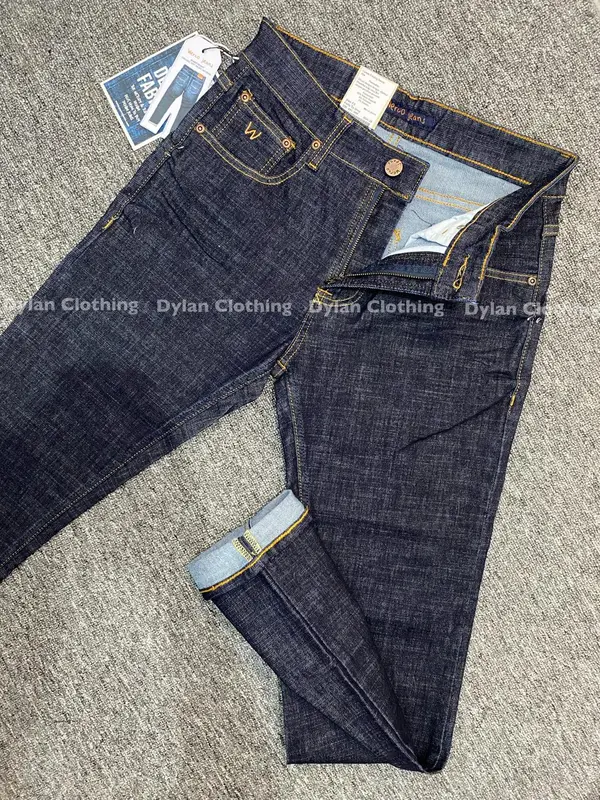 Celana Garment Werco Denim | Celana Jeans Panjang | Brand Lokal Original Berkualitas | Cuttingan Slimfit Stret Pria Hitam Distro Cowok Pria Hitam 1