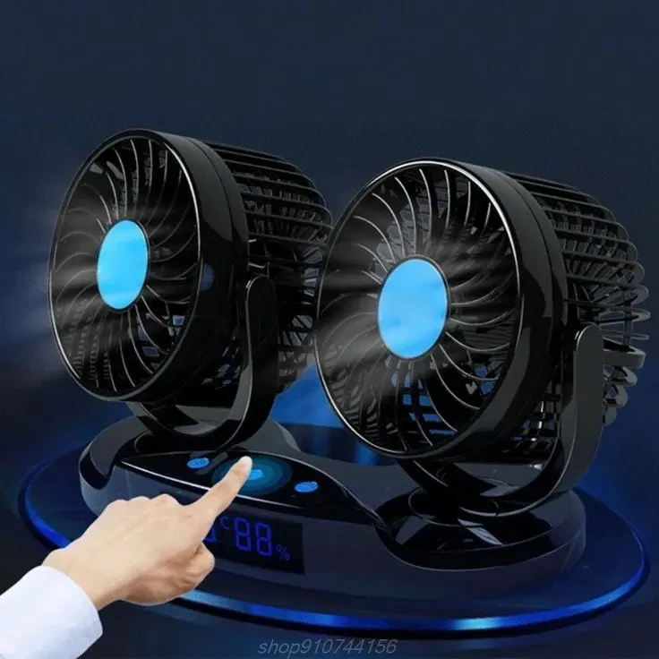 KIPAS ANGIN MOBIL DOUBLE FAN 12V/24V / KIPAS ANGIN MOBIL 12VOLT / KIPAS MOBIL SINGLE FAN 12V / KIPAS