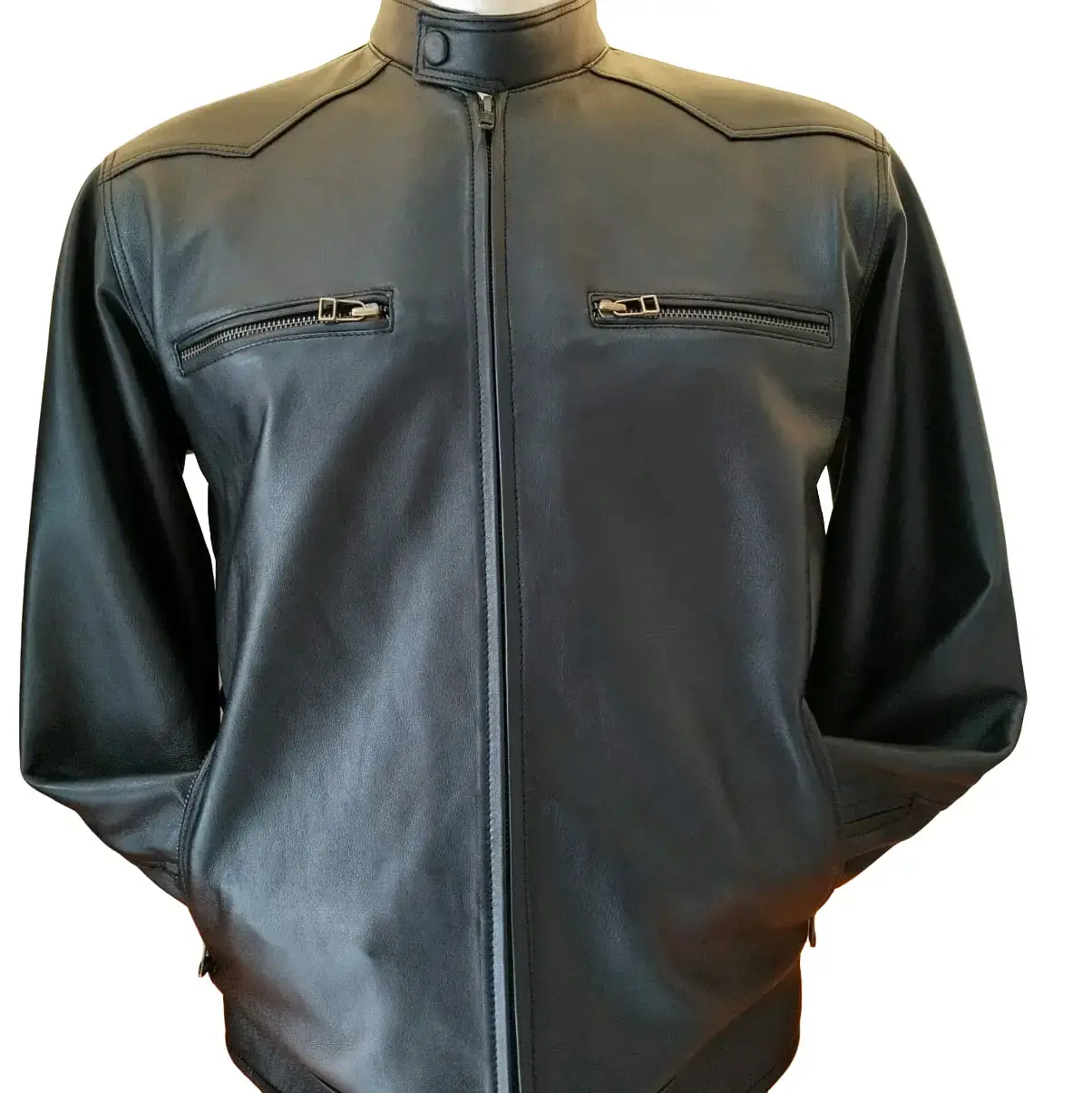 jaket kulit asli ukuran M/ L/XL