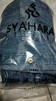 Product Review of Setcel - A03 SYEHAL COLLECTION- Oneset / Setcel Kemeja Wanita Full Jeans - Setelan Pakaian Wanita Denim Baju Panjang from b**a 0