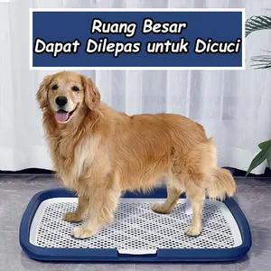 【Ramadan EKSTRA】Pet Toilet Anjing Besar/Potty Training Toilet Anjing/Toilet Untuk Anjing/Tempat Pipis Anjing
