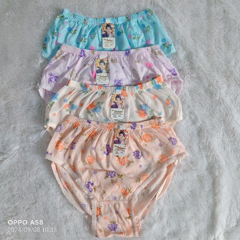 12 Pcs Daleman Wanita Bahan Kaos Nyaman Motif Katun - Nyaman Lembut SIZE S,M,L, XL, 3L, 4L 1