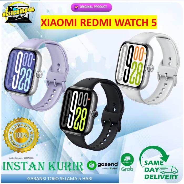 Gambar Xiaomi Redmi Watch 5 Garansi Resmi 1 Tahun Original 100% Layar AMOLED 2.07" Ultra Besar Sensor Detak Jantung & Oksigen Baterai 550mAh Tahan Air 5ATM Speaker & Mikrofon 2 Buah - LAVENDER PURPLE dari BestComp46 Kota Administrasi Jakarta Selatan Tokopedia