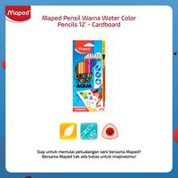 Gambar Maped Pensil Warna Water Color Pencils 12' - Cardboard - Spesifikasi dari Maped Store Kota Administrasi Jakarta Timur 1 Tokopedia
