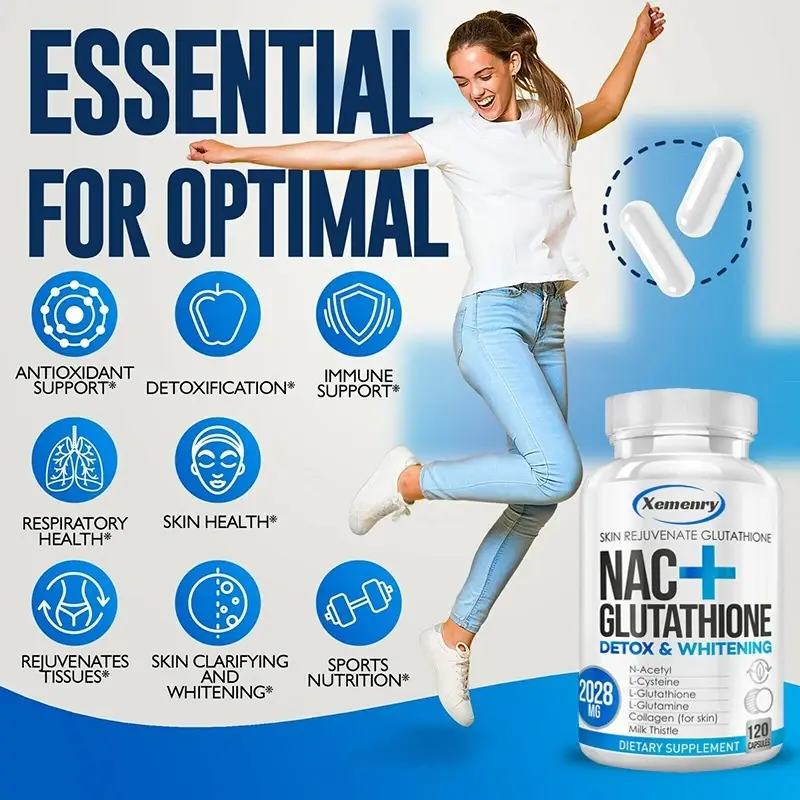 NAC+Glutathione-Skin, Immunity, Whitening-120 Capsules - TikTok Shop Philippines NAC+Glutathione-Skin, Immunity, Whitening-120 Capsules - TikTok Shop Philippines