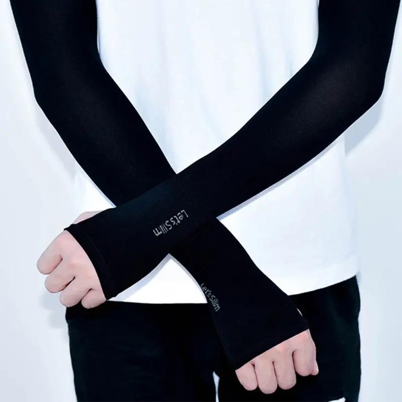 cánh tay unisex mùa hè tay áo phụ nữ mặt trời tay áo thể thao găng tay bảo vệ