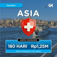 Gambar Zurich Asuransi Perjalanan Asia | Travel Insurance GK - IDV 70+ EXC, 1-4 days dari globalkomunika Kota Administrasi Jakarta Barat 1 Tokopedia