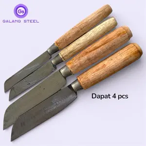 Promo Pisau Dapur Dapat 4 pcs/2 Sedang dan 2 Kecil Bahan Baja Anti Karat