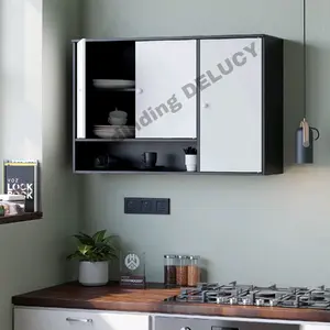 Kitchen Set Atas 3 Pintu Kitchen Set Minimalis Rak Dapur Serbaguna Tempel Dinding Gantung Multifungsi Lemari Dapur Gantung Dinding Serbaguna, Rak bumbu Dapur Dekorasi Dapur Aesthetic Dan Cantik Juga Murah Bersahabat Di Kantong Buat Emak Emak Cantik