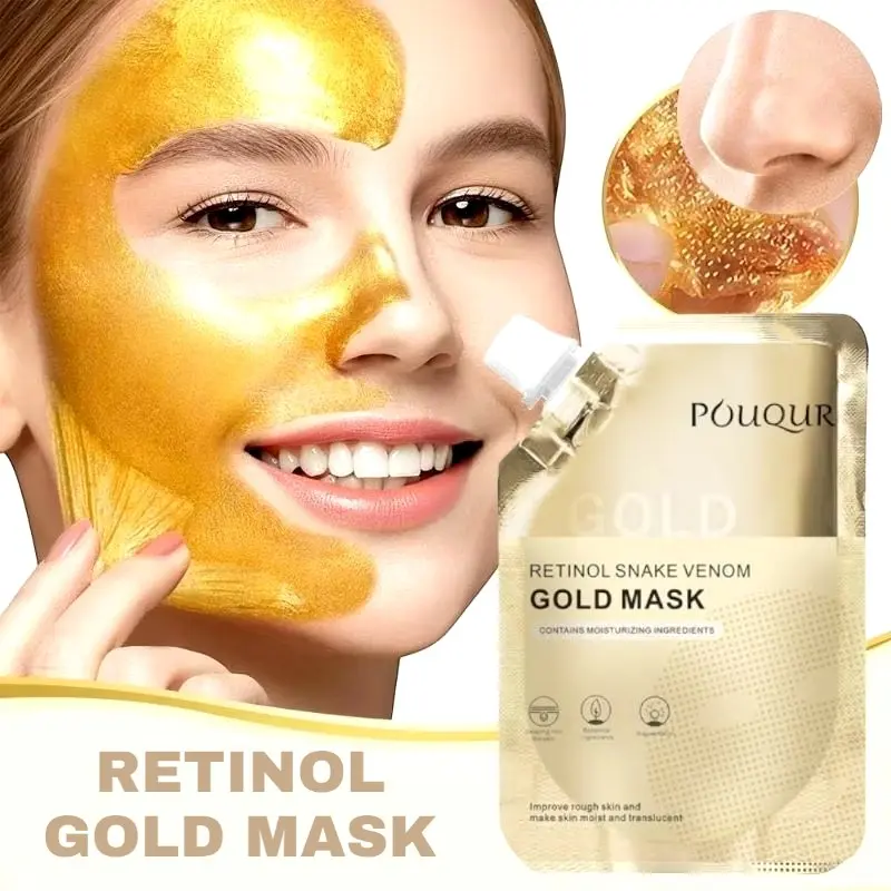 Masker Gold Peel Off Egg Mask Anti Aging Collagen Pengangkat Komedo