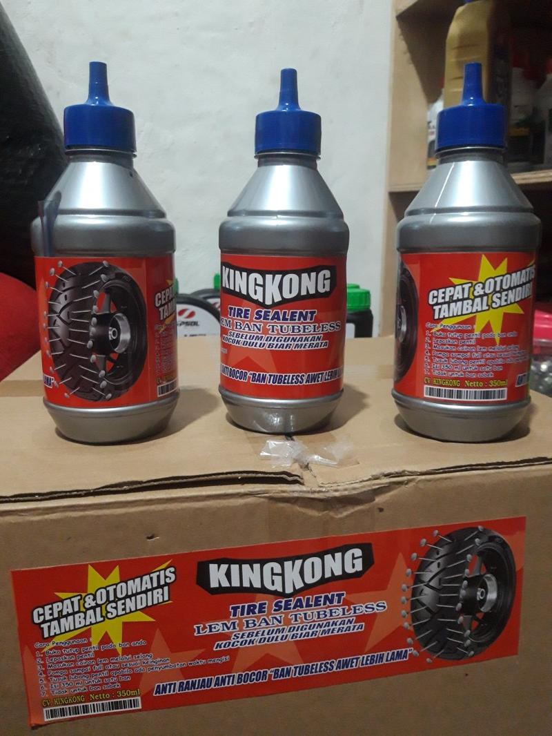 Product Introduction of Cairan Tubeless King Kong 350ML Lem Ban Tubeless Anti Ranjau Anti Bocor Ban Tubeless Awet Lebih Tahan Lama Motorcycle 7