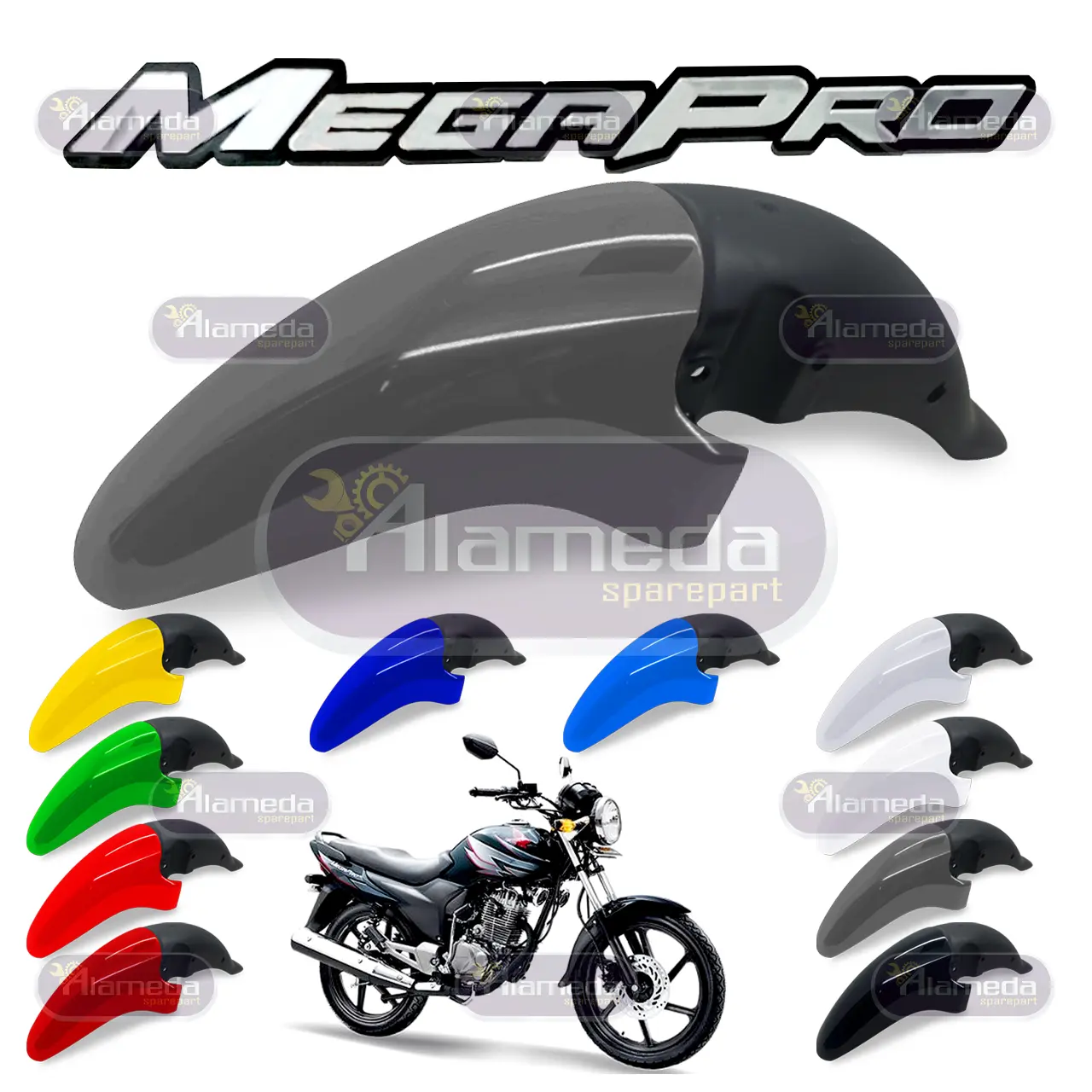 Slebor Depan Spakbor Depan Megapro Primus 2006-2009 All Warna Motorcycle