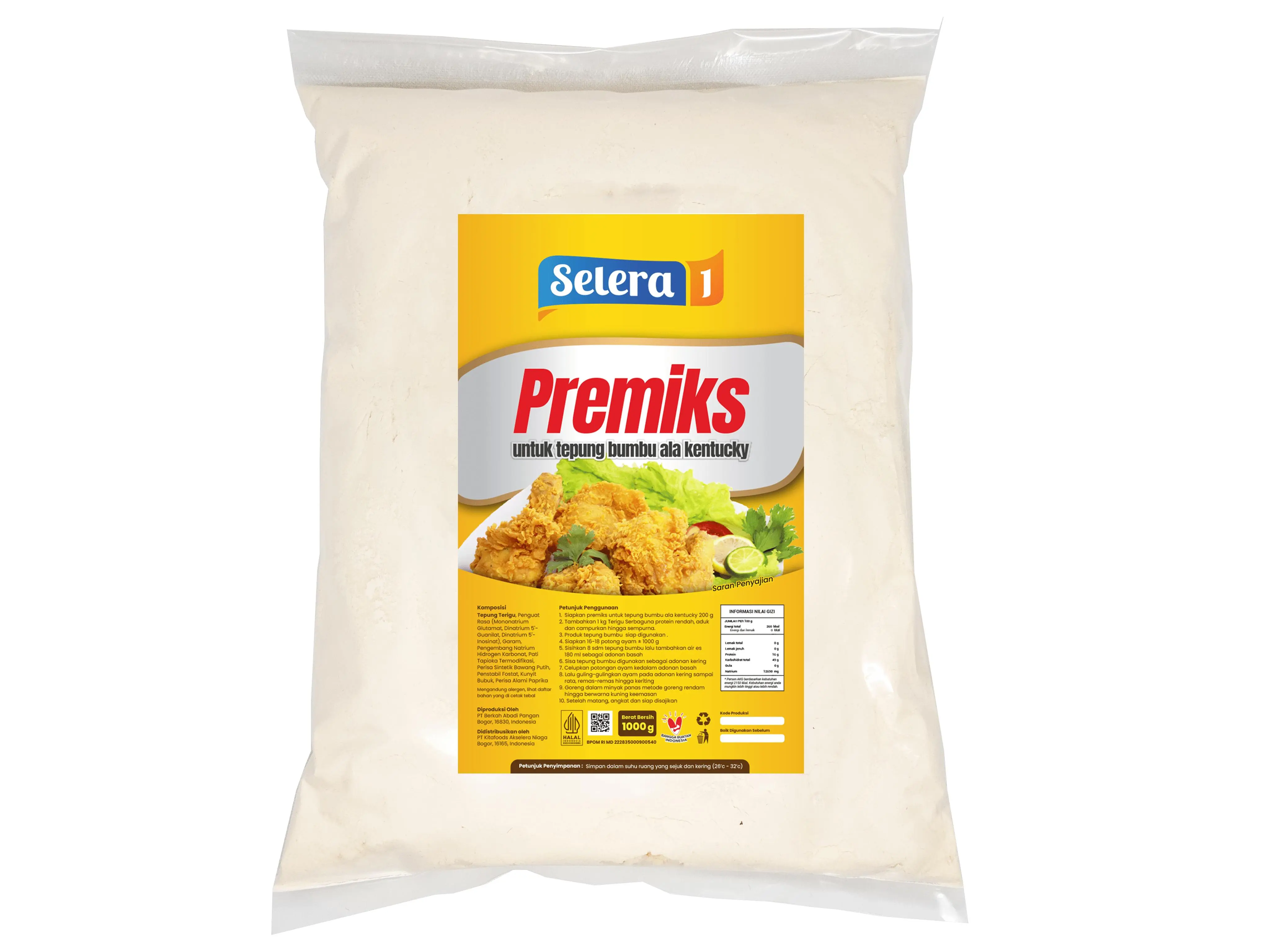 Tepung Premiks - Fried Chicken - Selera 1, 1000g