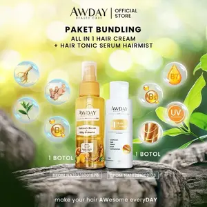 FYC - Paket Hemat Awday Hair Cream dan Awday Hair Tonic  Hair Mist /  Hair Care TANPA BILAS