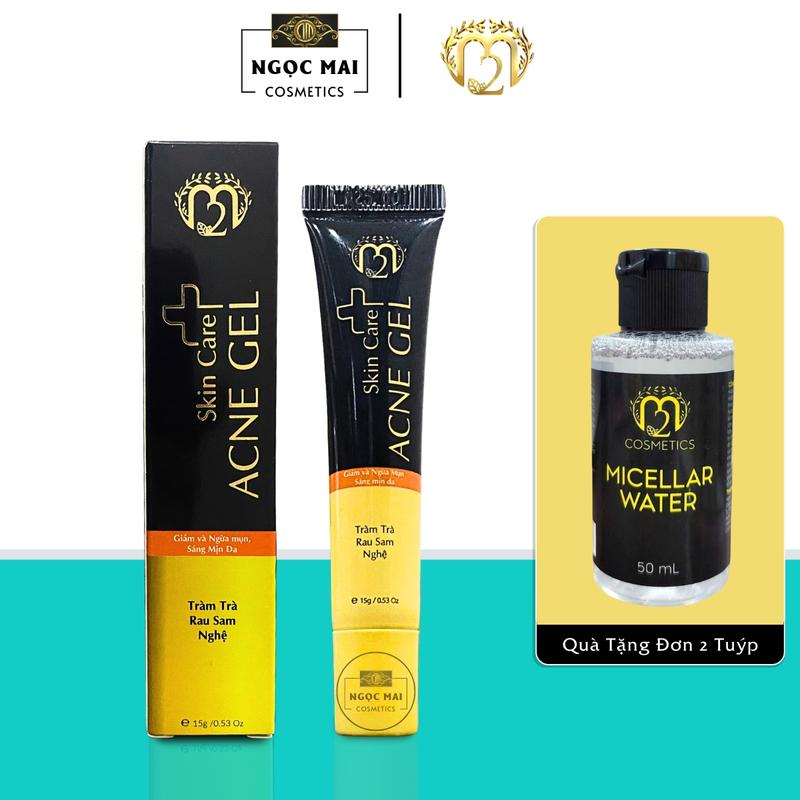 Gel Mụn M2 Skin Care Acne Gel (15g), Hỗ Trợ Ngừa Mụn, Se Khít Lỗ Chân Lông - Ngọc Mai Cosmetics