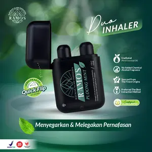 Renescent Ramos Duo Inhaler PLOONG MINT Menyegarkan dan Melegakan Pernafasan