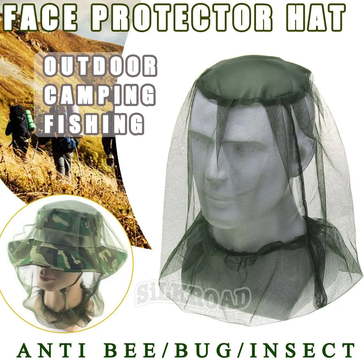 kelambu topi net anti nyamuk mosquito