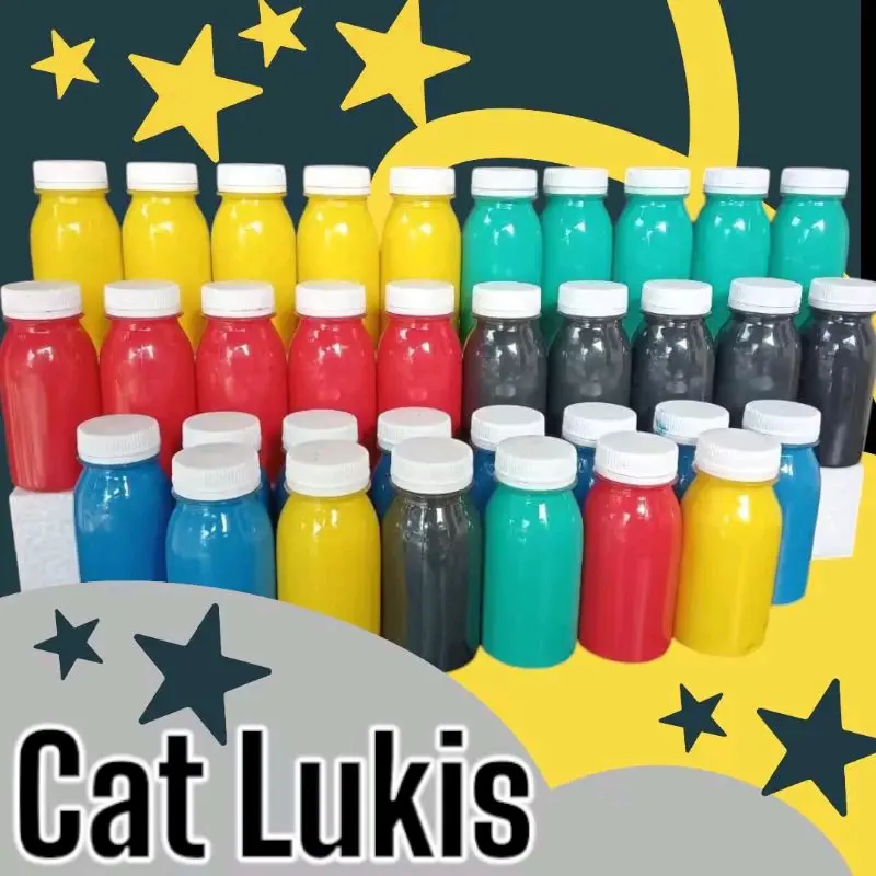 Cat Lukis Acrylic 250ml Cat Styrofoam - Cat Jenis Super untuk Dalam dan Luar Ruangan - Pvc, Paint - Varian Warna