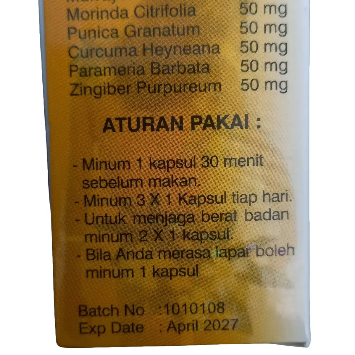 Suplemen Vitamin Jamu LAMI Herbal Alami Original Sesuai Foto - Bisa COD