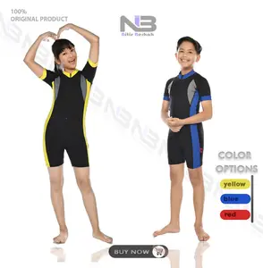 BAJU RENANG DIVING TANGGUNG LENGAN PENDK Sport,kombinasi polos