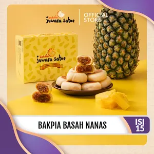 JUWARA SATOE [ ISI 15 ] BAKPIA BASAH NANAS - OLEH-OLEH KHAS JOGJA