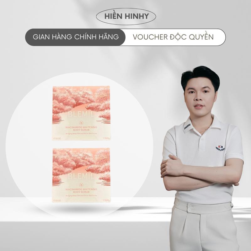 [KOL Vũ Thái Bình] [Mua 1 Tặng 1] Tẩy Tế Bào Chết Kiêm Sữa Tắm Hỗ Trợ Trắng Da Blemil #Mùi Cherry 500g