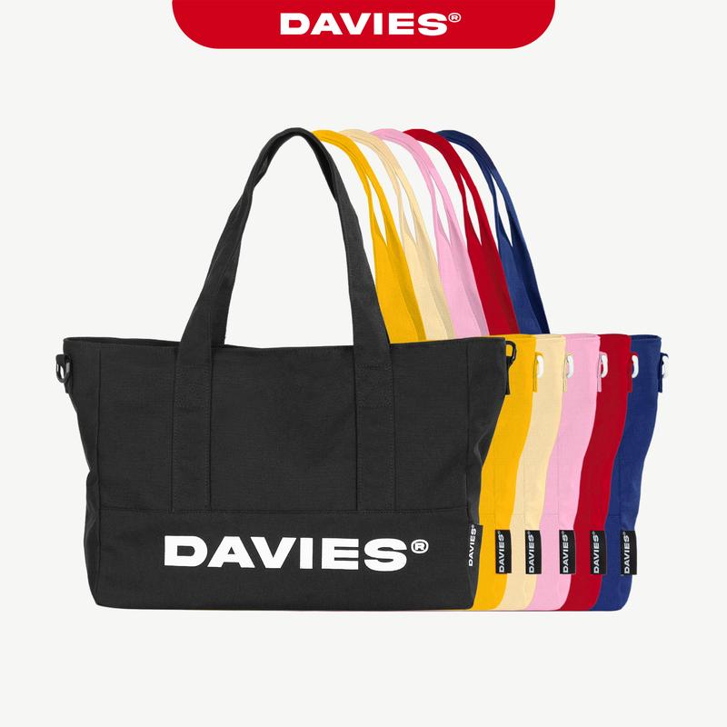  Túi đeo chéo nam nữ vải canvas DAVIES hai mặt độc đáo nhiều màu local brand Big và Medium Tote 