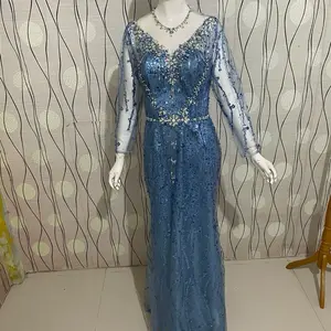 Baju pengantin slim duyung baju pengantin wanita baju pengantin warna denim
