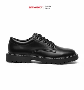 SALE DEATH STOCK! Servodio - DC02 39-45- Sepatu Oxford Pria Formal Kantor Kerja Kuliah Kondangan Sekolah Pantofel Black Shoes Kasual Hitam