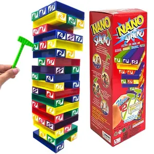 ￼Mainan Balok Susun Nano Stacko Mainan Nano Uno Stacko Edukatif Cocok untuk dimainkan bersama keluarga Games Permainan