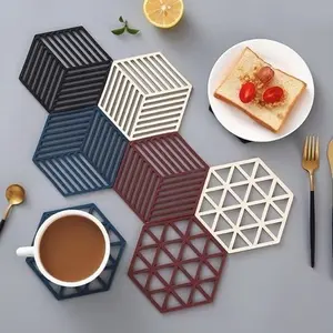 (ctshop1)Tatakan Gelas Panci Piring Alas Silikon Anti Panas TATAKAN PANCI PIRING ANTI SLIP PREMIUM SILIKON