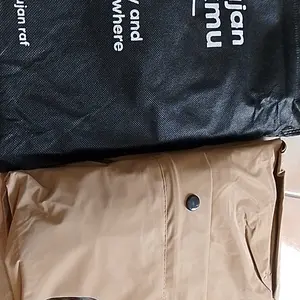 RAF Jas Hujan Pria Wanita Kain Tebal Elastis Anti Air