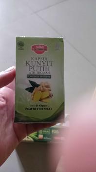 Product Review of Kapsul Ekstrak Kunyit (Kunir) Putih Ath-Thoifah Original BPOM | Herbal Terapi Kanker Tumor Miom Kista Vertigo Dll from m**i 0