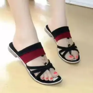 Sandal Wanita Kekinian SM 02 Sol Karet Sintetis