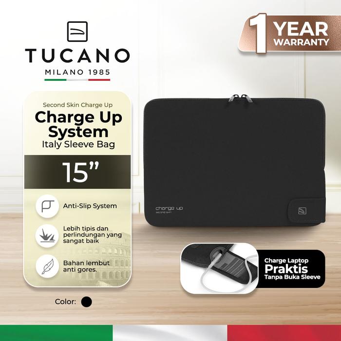 Gambar Tucano Skin Charge Up Sleeve For Macbook 15" (BFCUPMB15) | Sleeve Macbook 15 Inch | Tas Laptop 15 Inch | Tas Macbook 15 Inch | Sleeve MacBook |  Laptop sleeve case | Macbook sleeve | Pelindung Laptop | Laptop Bag - Red dari Tucano Official Store Kota Administrasi Jakarta Pusat Tokopedia