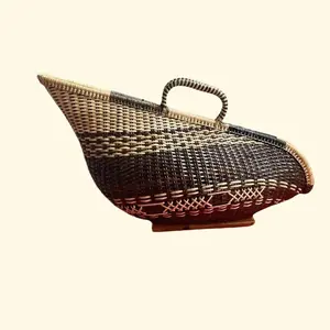 Kisa Ayam Bangkok Rotan Full Kualitas Premium Elit Bahan Rotan Full Awet Nyaman Dilapisi Melamin Mewah Dilengkapi Karpet Cocok untuk Tas Belanja Ke Pasar