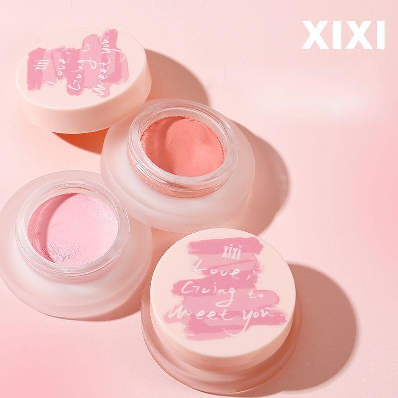 Bảng Màu Đào Phấn Đánh XiXi, 3 Màu, Sắc Tố Mặt Và Má Hồng, Sắc Tố Cao, Không Trọng Lượng, Trông Tự Nhiên, Lâu Trôi, Lớp Hoàn Thiện Nhũ, Phấn Đánh Dễ Tán