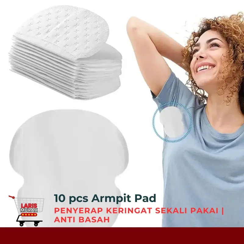 Patch ketiak / penyerap keringat sekali pakai | anti basah isi 10pcs ( 5 pasang ) 0