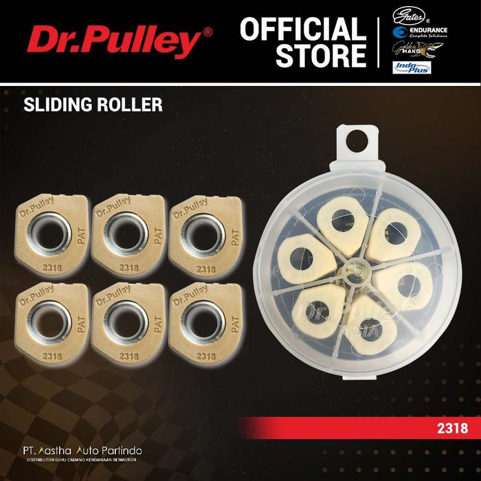 Gambar SLIDING ROLLER DR.PULLEY 11-15Gr XMAX - SIZE 2318 Motor - 11 gr  dari Aastha Auto Partindo Kota Administrasi Jakarta Barat Tokopedia