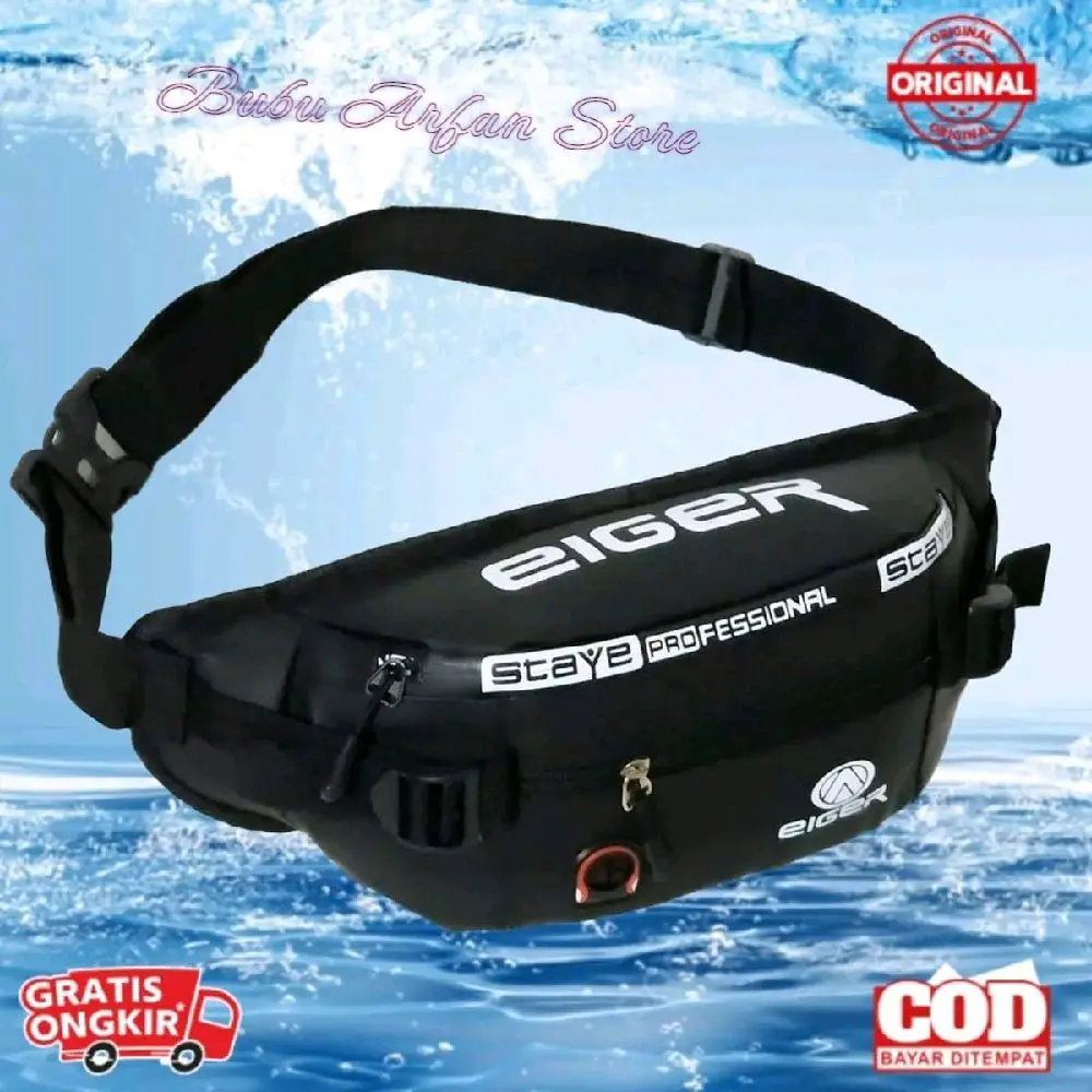 PROMO TAS SLEMPANG pria wanita anti air Tas distro WATERPROOF bag tas dada tas pinggang keren cowok crossbody premium Waistbag