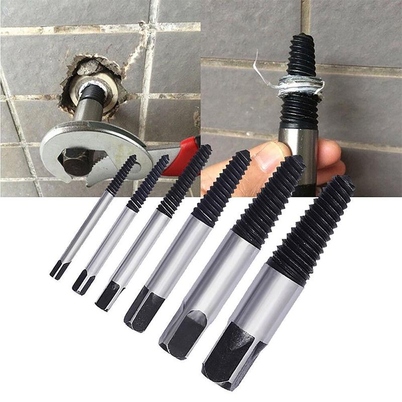 Product Introduction of Screw Extractor Screw Remover Tool Set Extractor Broken Damaged Bolts Remover Tool Pipe Extractor 5 Pcs/set Storage Case Removing Damaged Bolts Bits Screw Extractor Drill Bits Tool Hardware 21