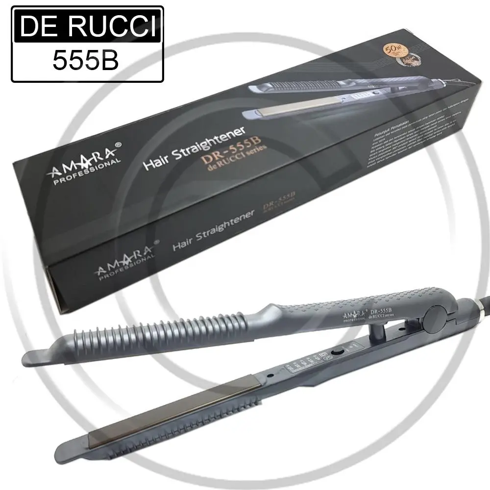 DR-555B / Catokan Rambut De Rucci 2in1 Proffesional Lurus & Curly - CO catok wave