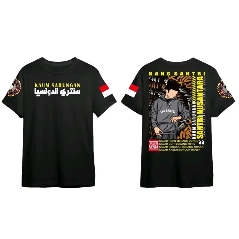 READY STOK ,KAOS SANTRI FREE STIKER,KAOS DAKWAH,KAOS PEJUANG SYAFAAT,KAOS KAUM SARUNGAN,KAOS KAUM,SABLON KAOS SATUAN,KAOS CUSTOM 0