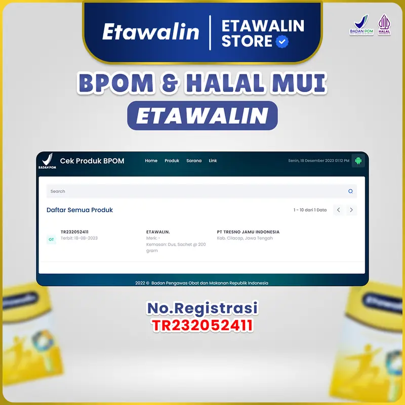 SUSU ETAWALIN - 200 GRAM ORIGINAL [BPOM] | BISA COD 1