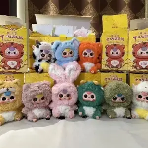 Baby Three  Blind Box Segel Boneka Bentuk Hewan Kualitas Bagus Bulu Halus Mirror Premium