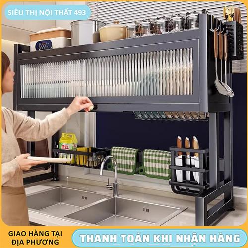  Kệ Để Bát Đĩa Chén Kệ Để Đồ Đa Năng Cao Cấp 1 và 2 Tầng Tháo Lắp Tiện Lợi Có Sơn Tĩnh Điện Kitchen Nhà Bếp Kệ Bồn Rửa Bát Thông Minh – Giải Pháp Lưu Trữ Hiện Đại Cho Căn Bếp 