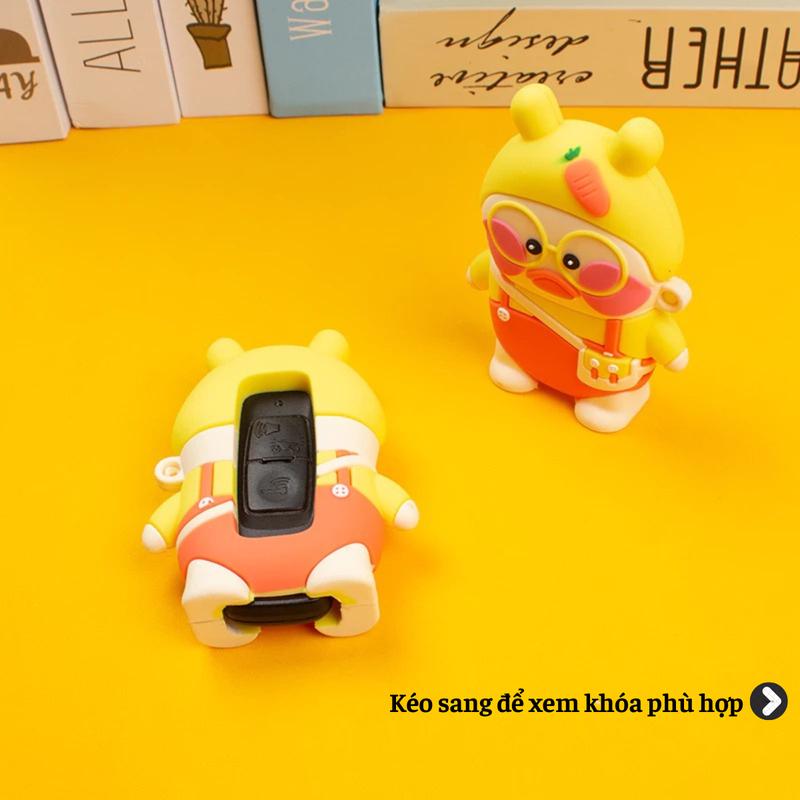 Bọc Bảo Vệ Chìa Khóa Smartkey Hình Con Vịt Cho Xe Honda Vision/Lead/Ablade/SH/Vario 2023 Móc Khoá Nội Thất A